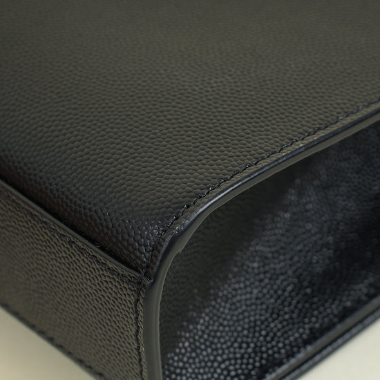 YSL Black Monogram Kate Tassel Medium Shoulder Bag