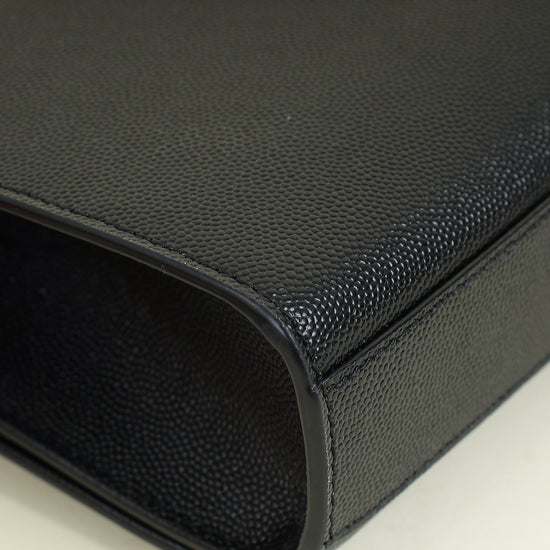 YSL Black Monogram Kate Tassel Medium Shoulder Bag