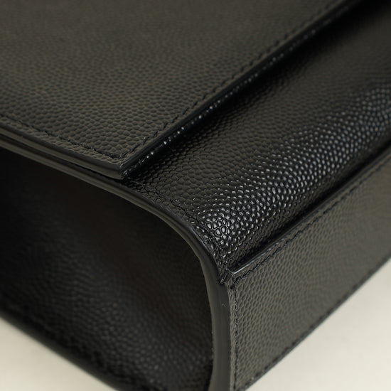 YSL Black Kate Tassel Medium Shoulder Bag