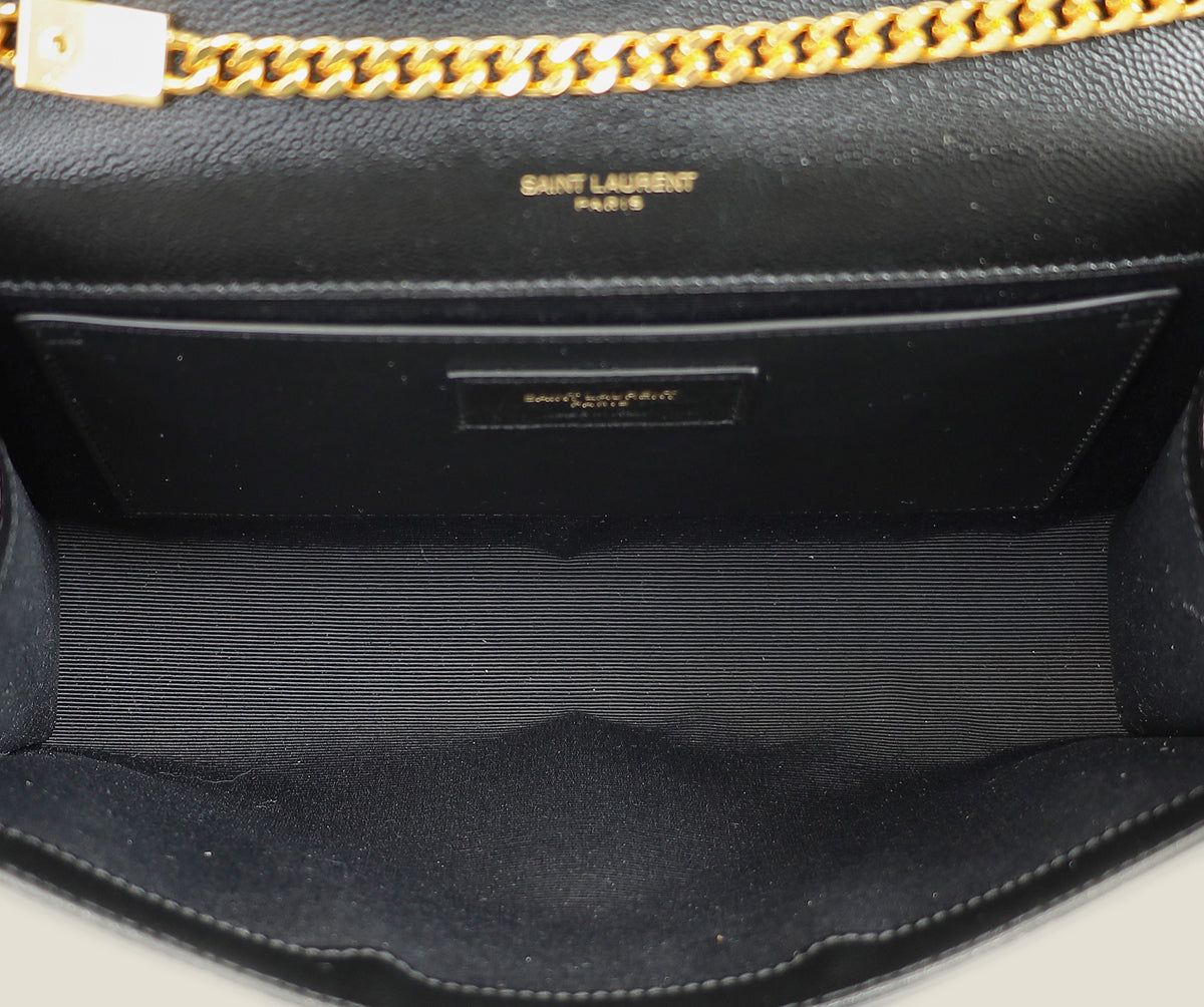 YSL Black Kate Tassel Medium Shoulder Bag