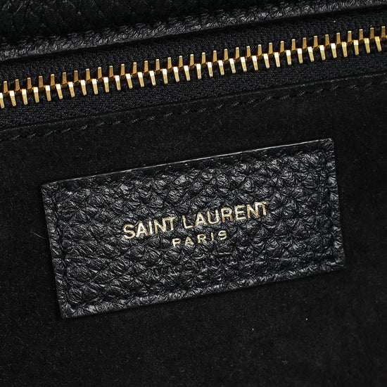 YSL Black Le 5 à 7 Bea Tote Bag