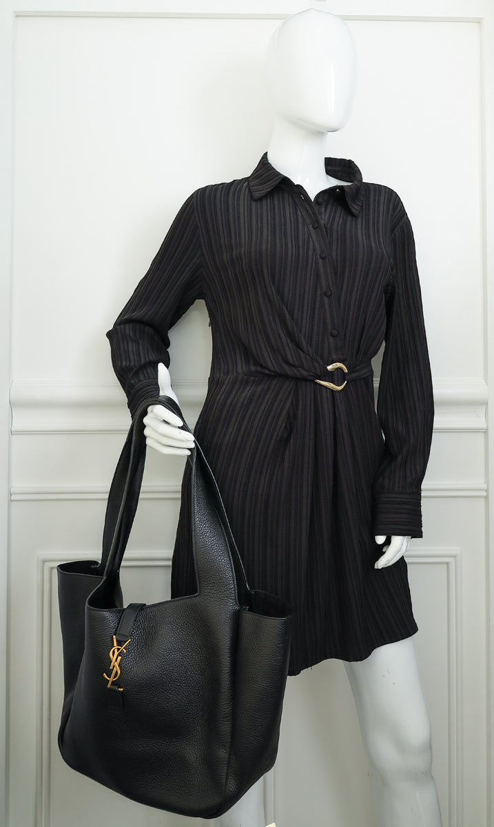 YSL Black Le 5 à 7 Bea Tote Bag