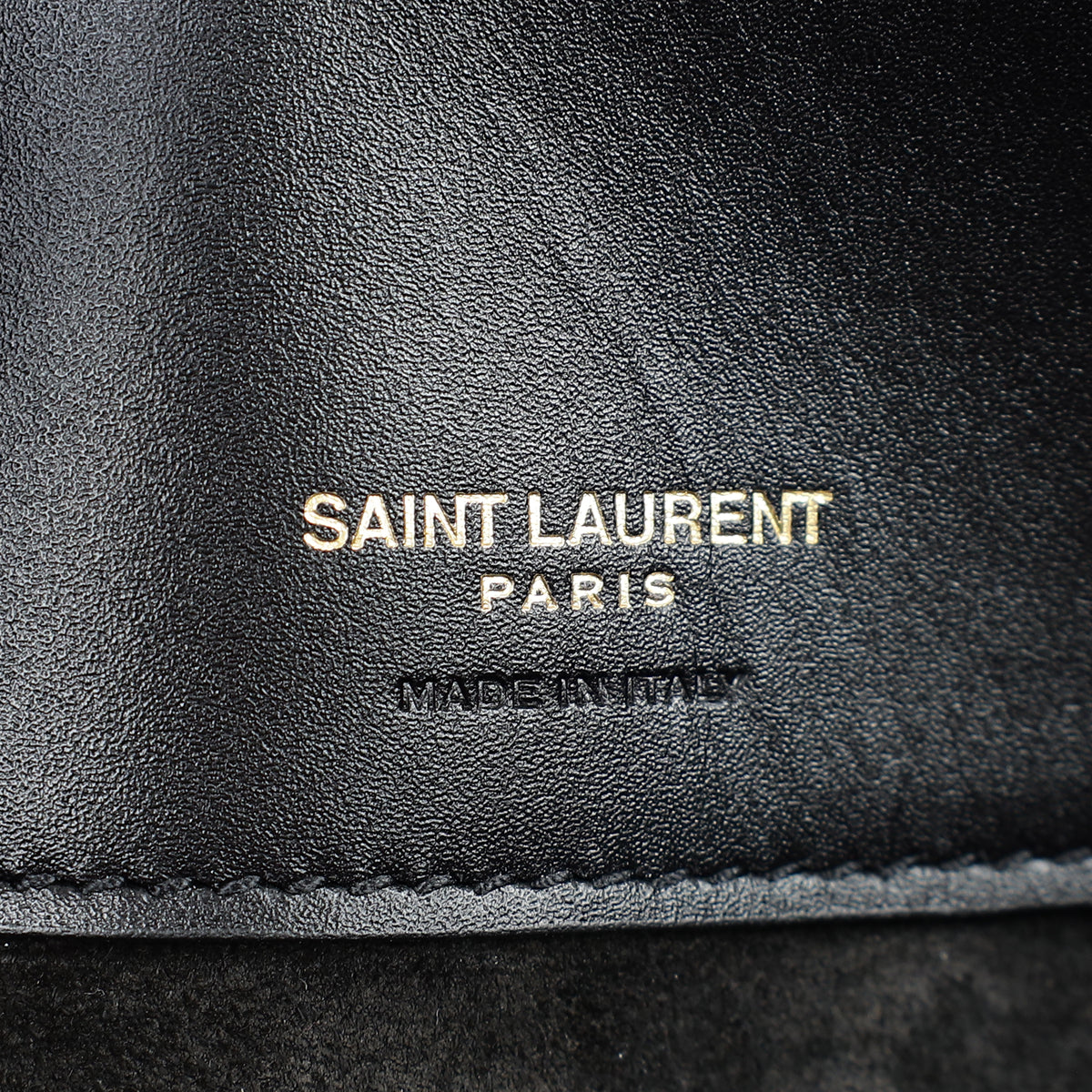 YSL Black Le 37 Bucket Bag