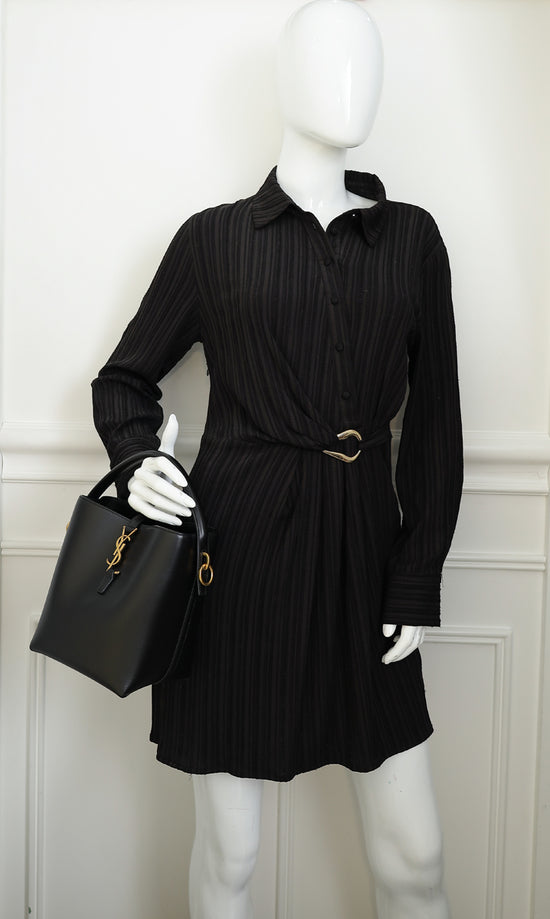 YSL Black Le 37 Bucket Bag