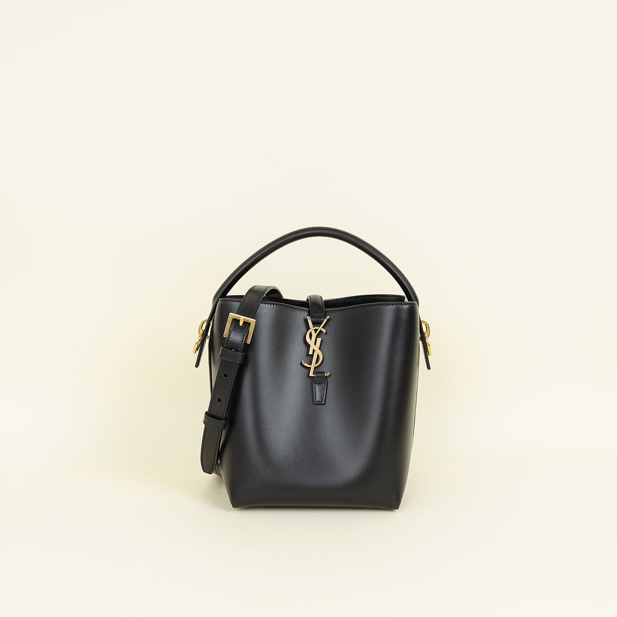 YSL Black Le 37 Bucket Bag