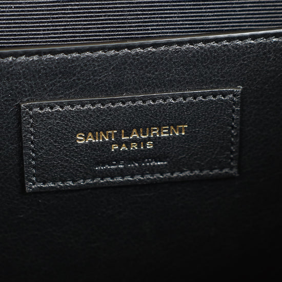 YSL Dark Beige Mix Quilted Envelope Medium Shoulder Bag