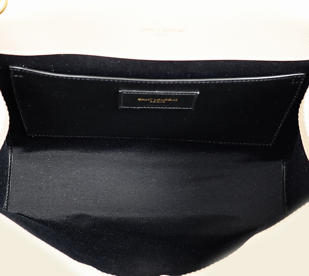 YSL Dark Beige Mix Quilted Envelope Medium Shoulder Bag