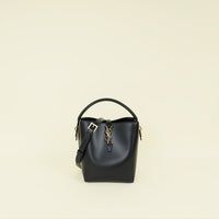 YSL Black Le 37 Bucket Bag