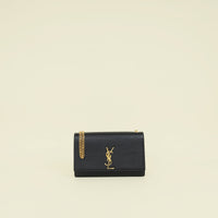 YSL Black Kate Chain Medium Shoulder Bag