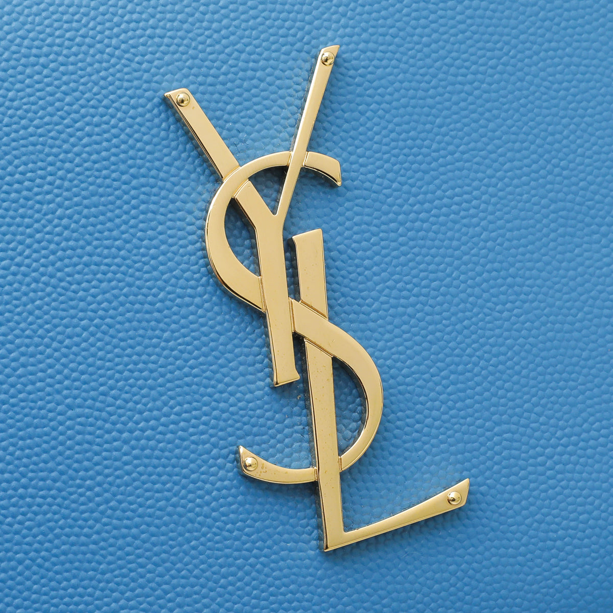 Ysl Monogram Pattern YSL Blue Monogram Classic Kate Clutch – THE CLOSET
