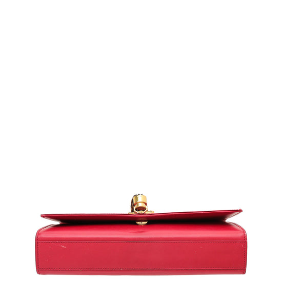 YSL Red Kate Tassel Chain Medium Bag