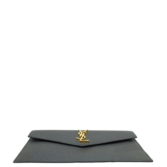 YSL Black Uptown Clutch