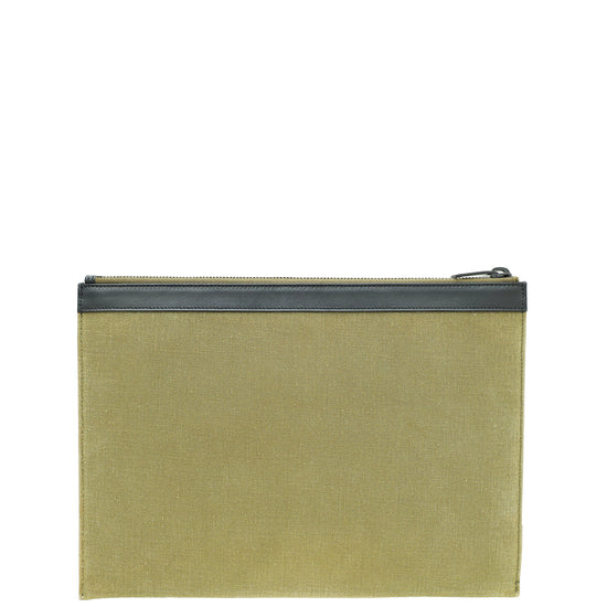 YSL Bicolor Printed Rider iPad Pouch