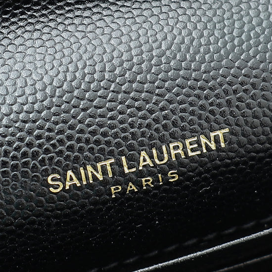 YSL Black Cassandre Chain Wallet