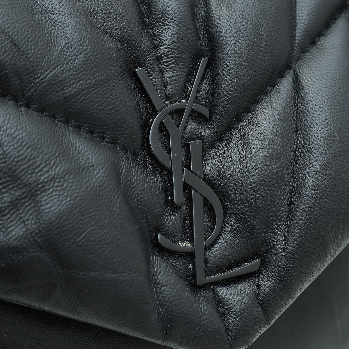 YSL Black Puffer Toy Shoulder Bag