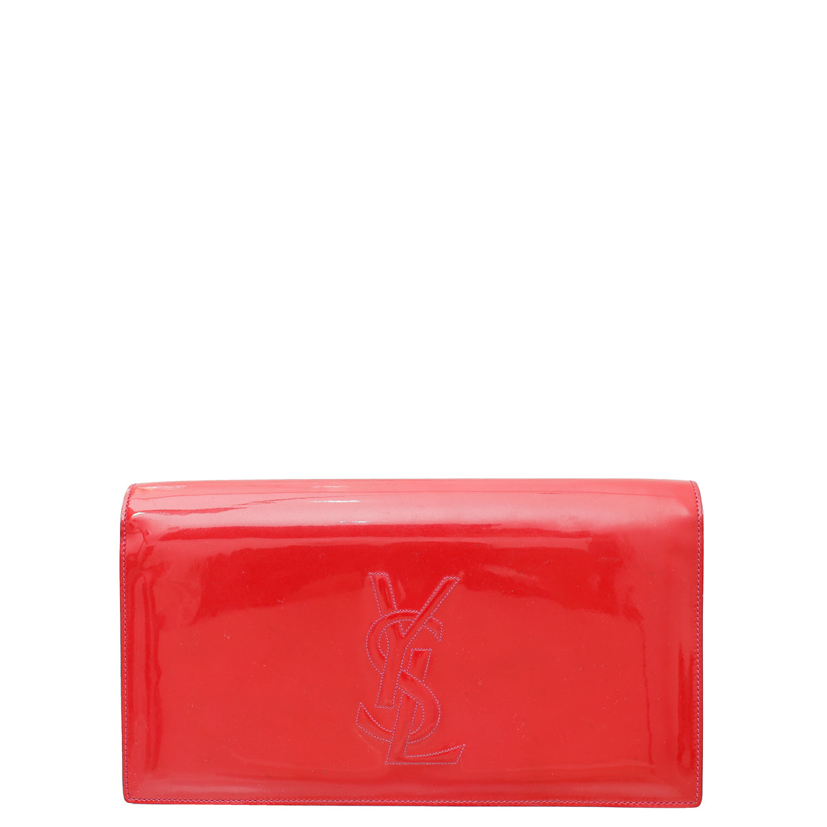 YSL Red Monogram Clutch-YSL-THE CLOSET