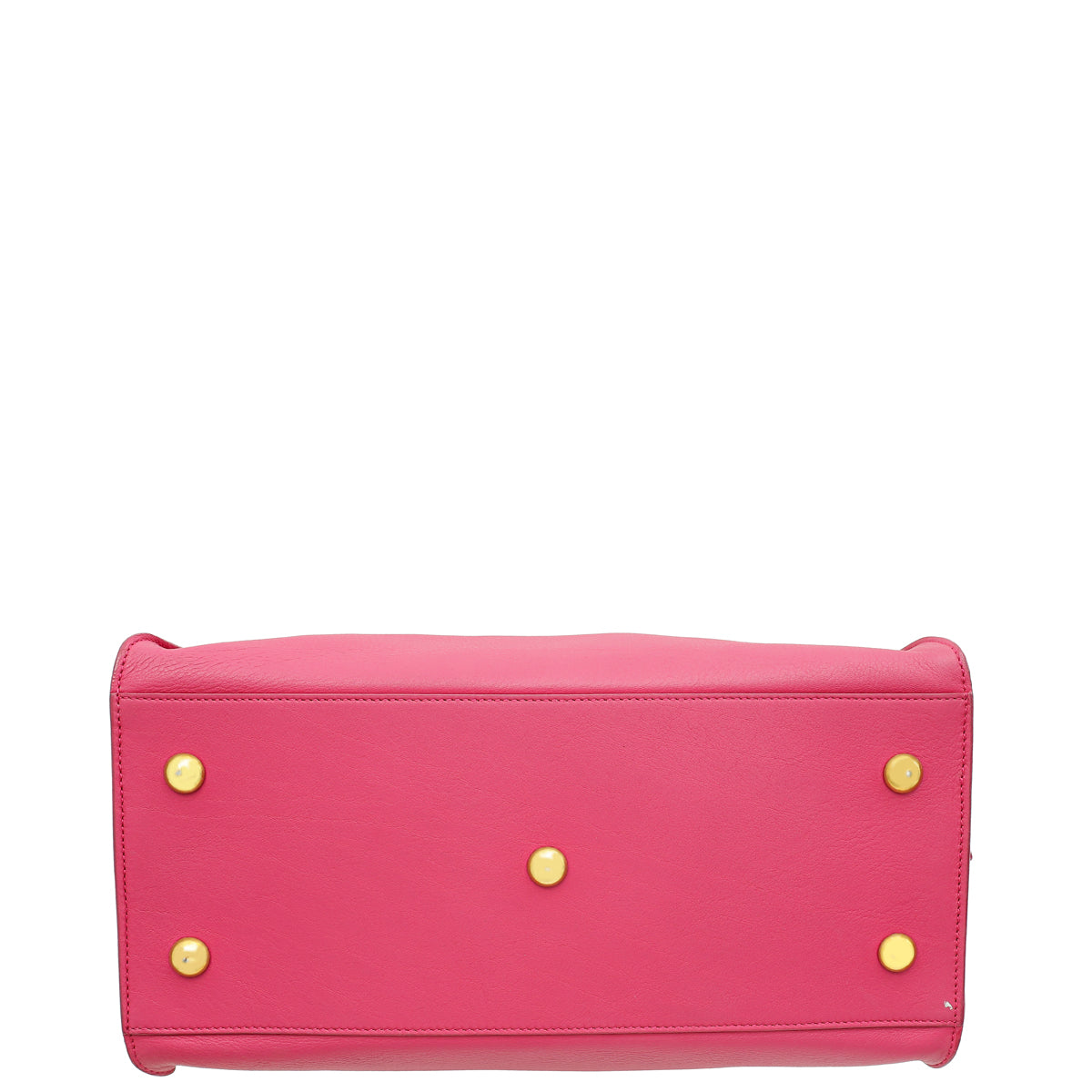 YSL Fuchsia Classic Y Cabas Tote Small Bag