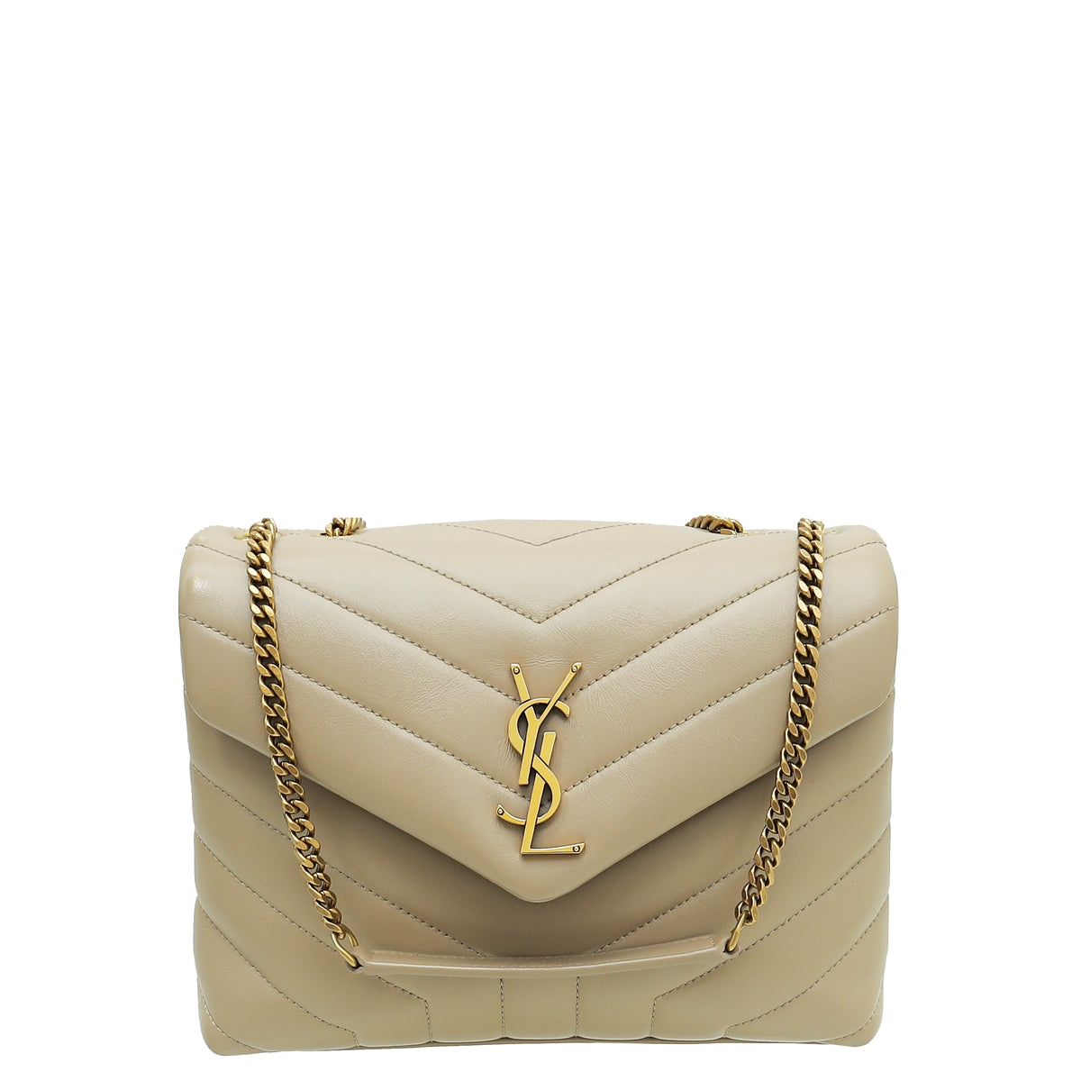YSL Beige Loulou Small Bag-YSL-THE CLOSET