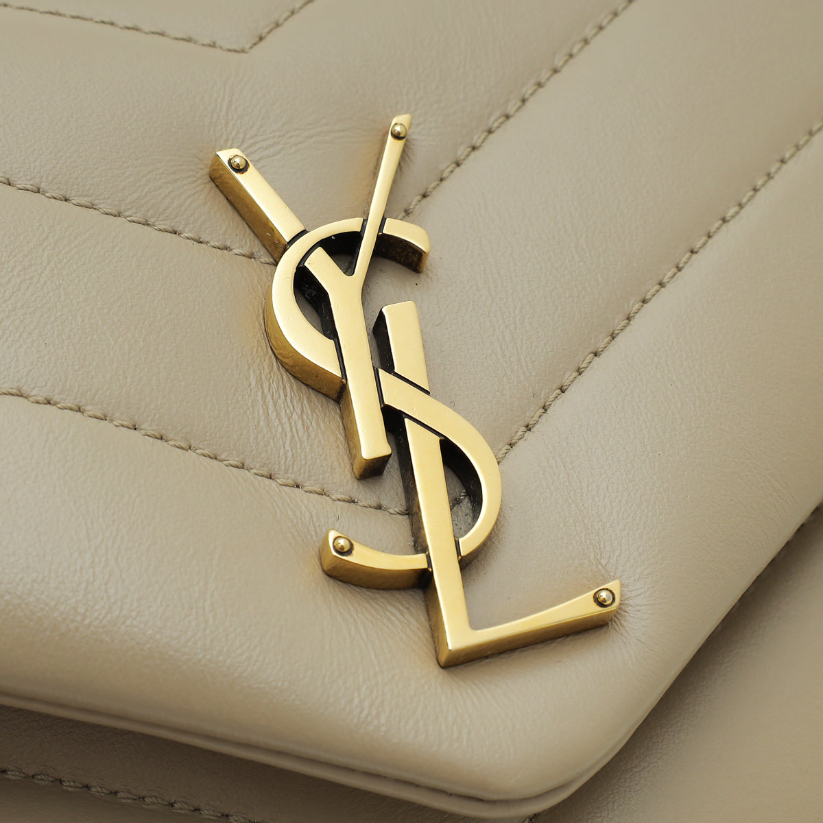YSL Beige Loulou Small Bag