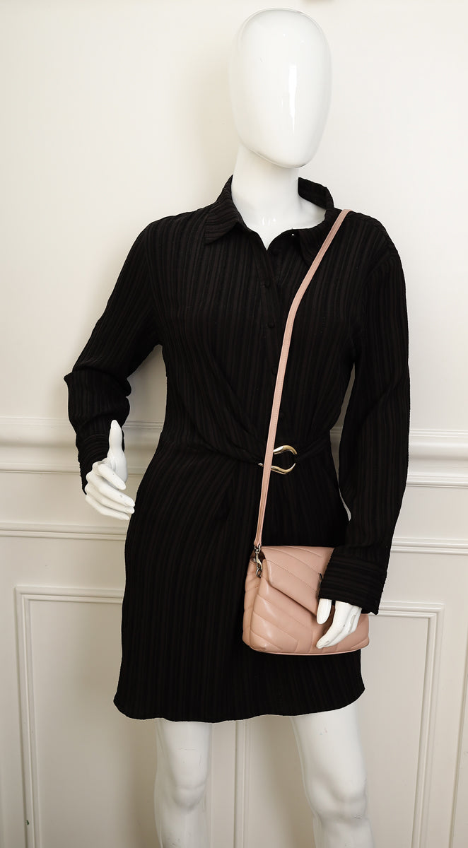 YSL Pale Pink LouLou Toy Shoulder Bag-YSL-THE CLOSET