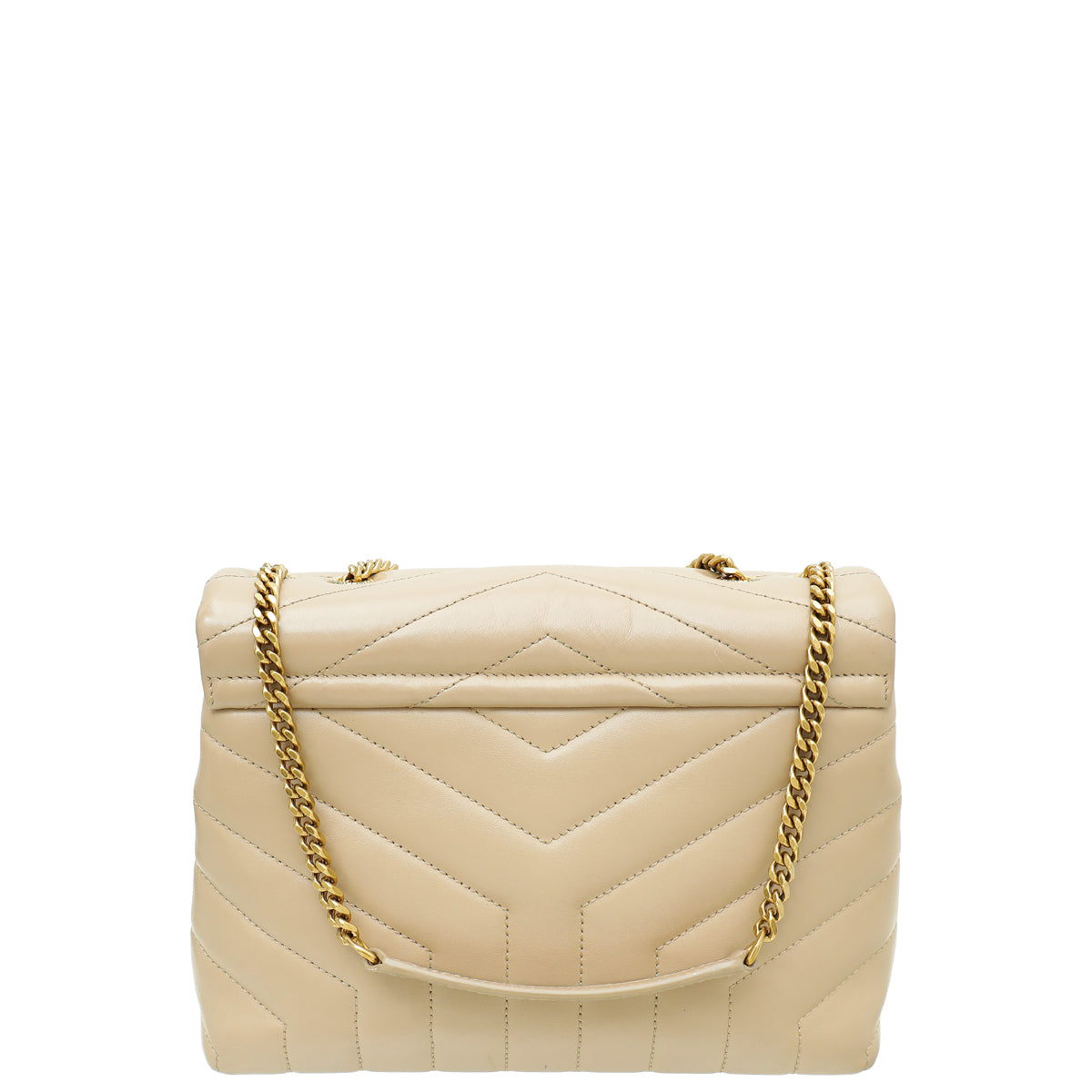 YSL Beige Loulou Small Shoulder Bag-YSL-THE CLOSET