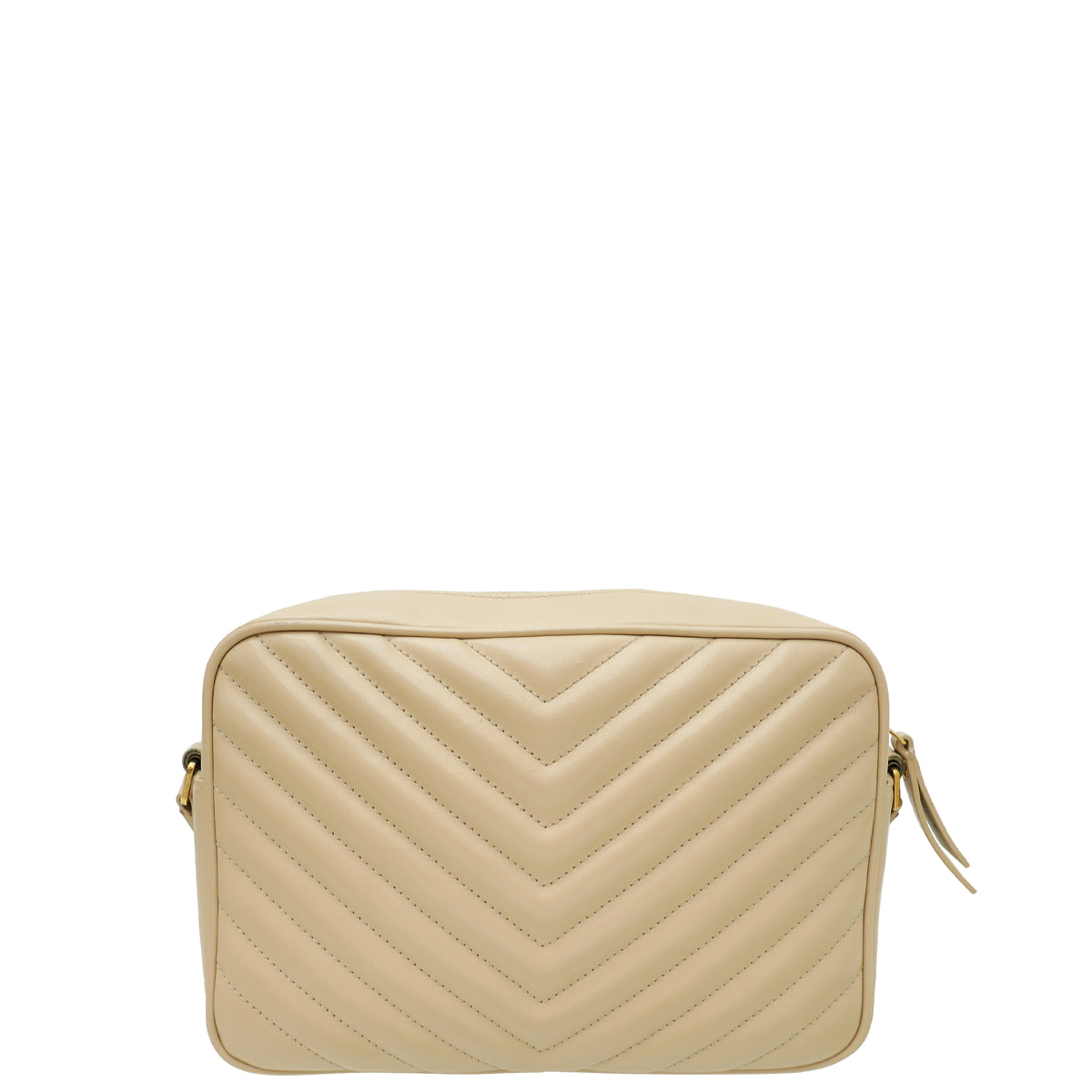 YSL Beige Monogram Lou Tassel Camera Bag-YSL-THE CLOSET
