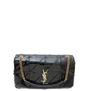 حقيبة جيمي متوسطة الحجم من YSL باللون الأسود 