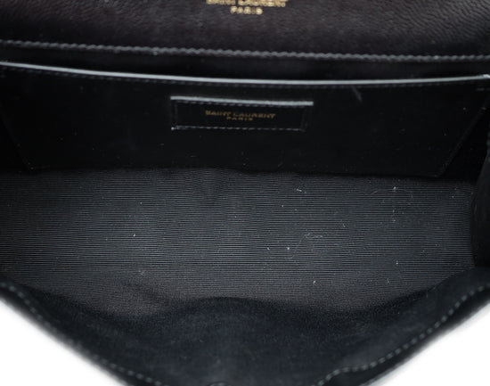 YSL Black Kate Monogram Medium Chain Bag – The Closet