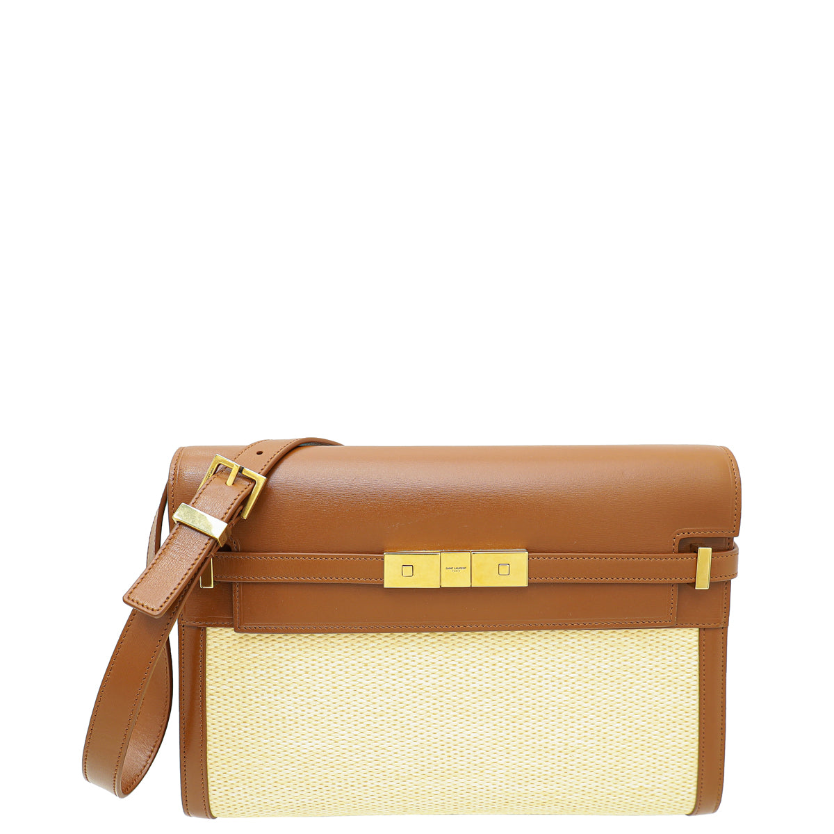 YSL Bicolor Manhattan Medium Shoulder Bag-YSL-THE CLOSET