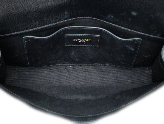 YSL Black Monogram Kate Clutch