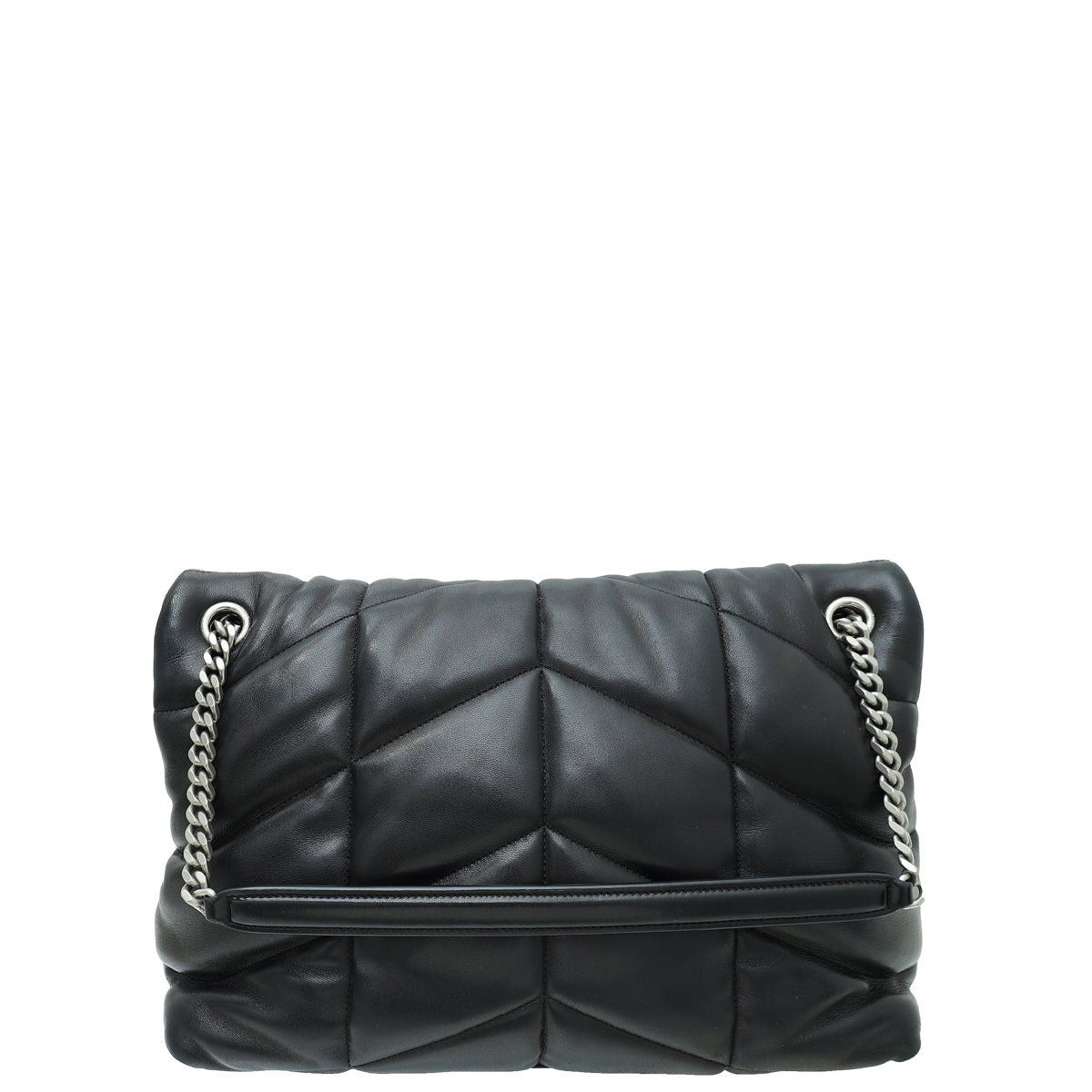 YSL Black Monogram Puffer Flap Medium Bag-YSL-THE CLOSET