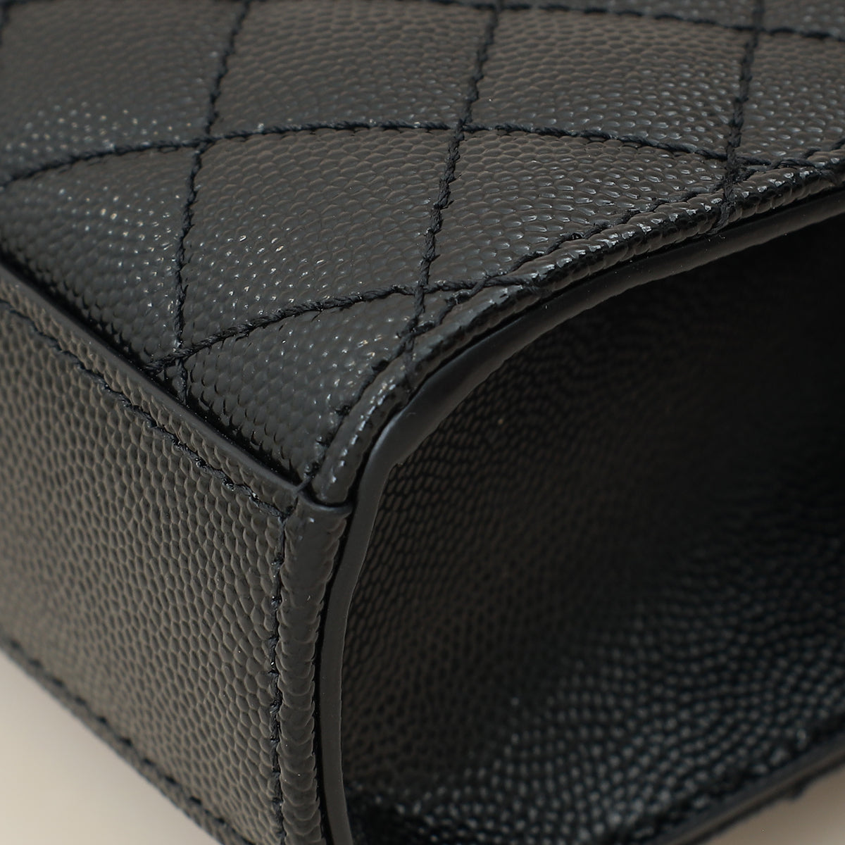 YSL Black Monogram Mix Quilted Small Chain Bag-YSL-THE CLOSET