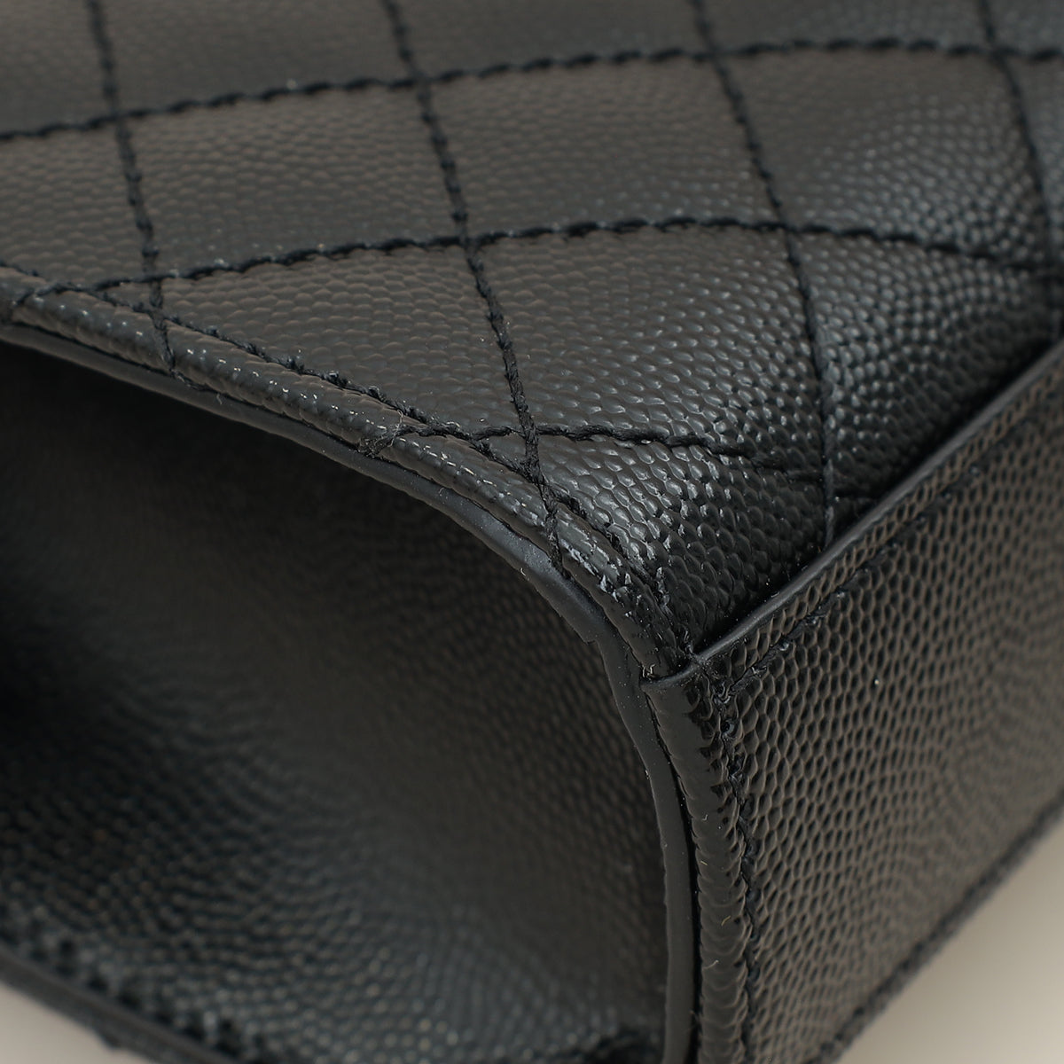 YSL Black Monogram Mix Quilted Small Chain Bag-YSL-THE CLOSET