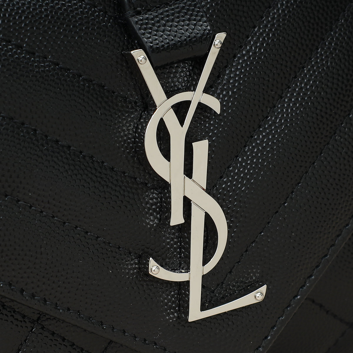 YSL Black Monogram Mix Quilted Small Chain Bag-YSL-THE CLOSET