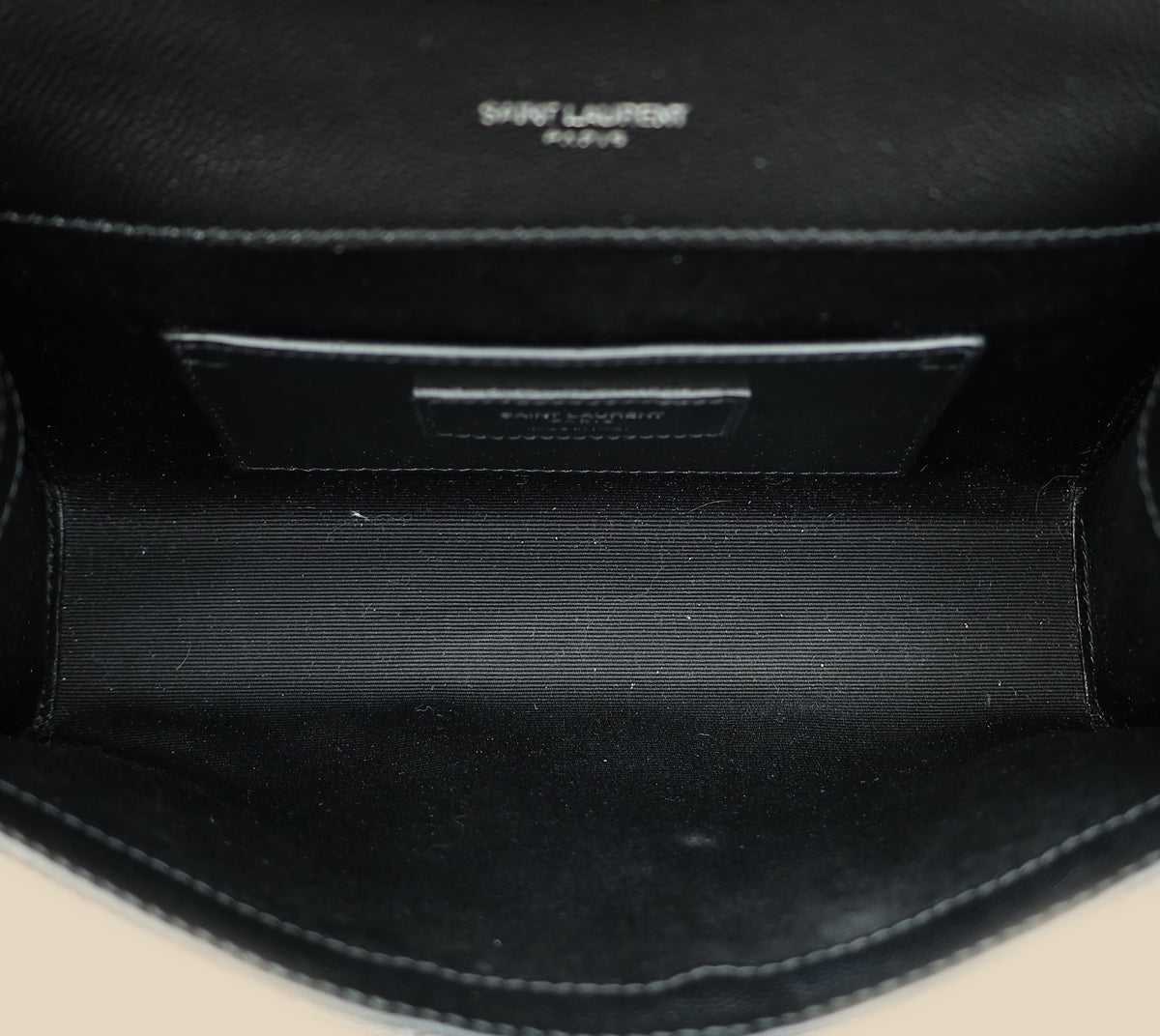 YSL Black Monogram Mix Quilted Small Chain Bag-YSL-THE CLOSET