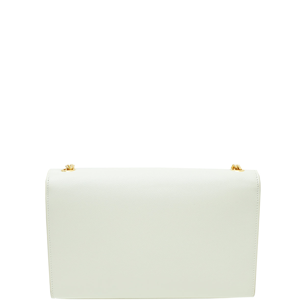 YSL Blanc Monogram Kate Chain Medium Bag-YSL-THE CLOSET