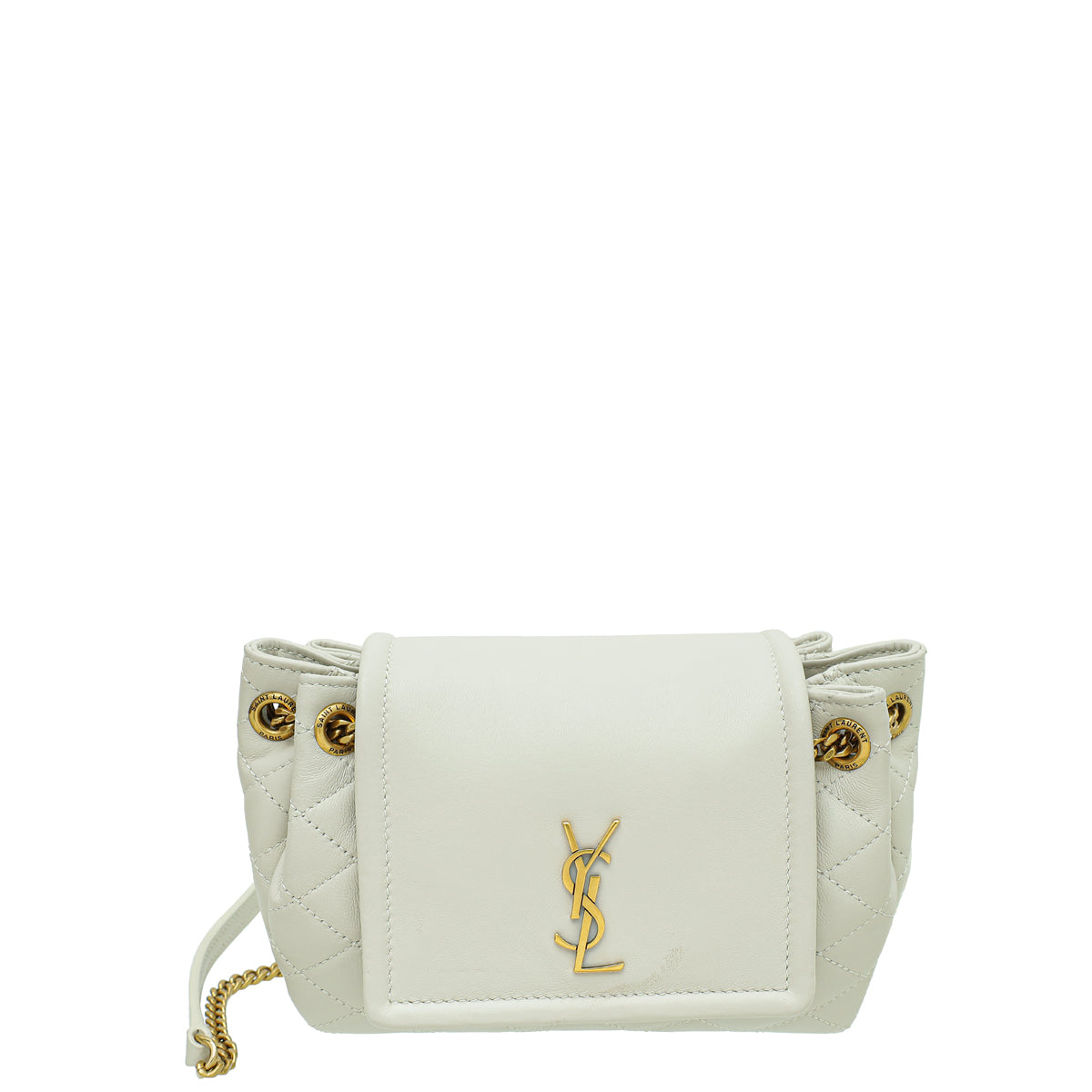 YSL Vintage White Mini Nolita Bag-YSL-THE CLOSET