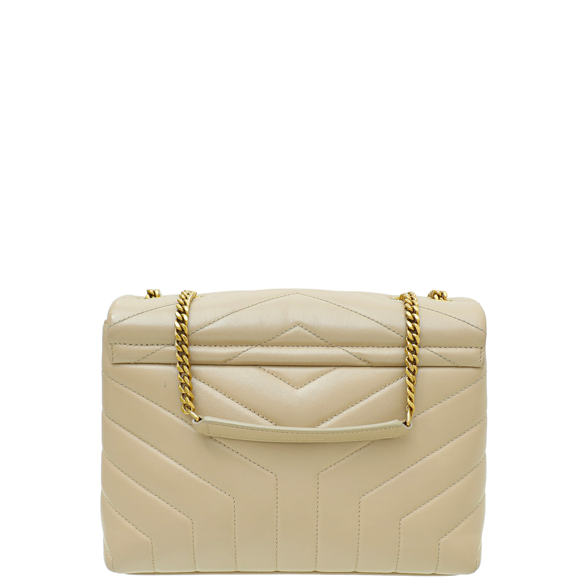 YSL Beige LouLou Flap Small Bag-YSL-THE CLOSET