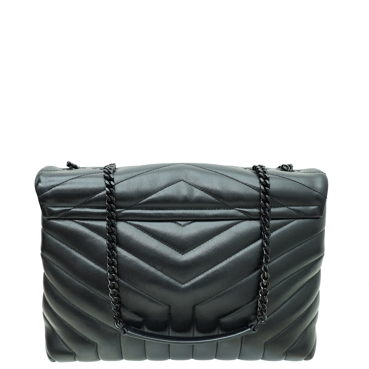 YSL Black Loulou Medium Bag-YSL-THE CLOSET