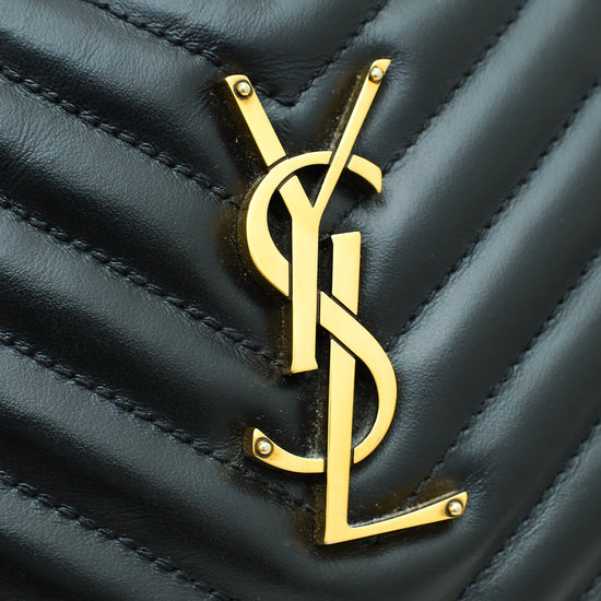 YSL Black Monogram Lou Tassel Camera Bag
