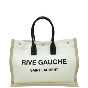 YSL Bicolor Rive Gauche حقيبة كبيرة 