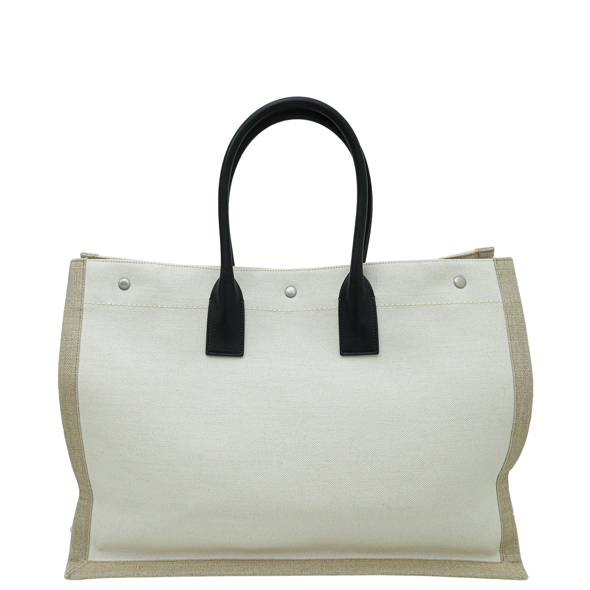 YSL Bicolor Rive Gauche Large Tote Bag-YSL-THE CLOSET