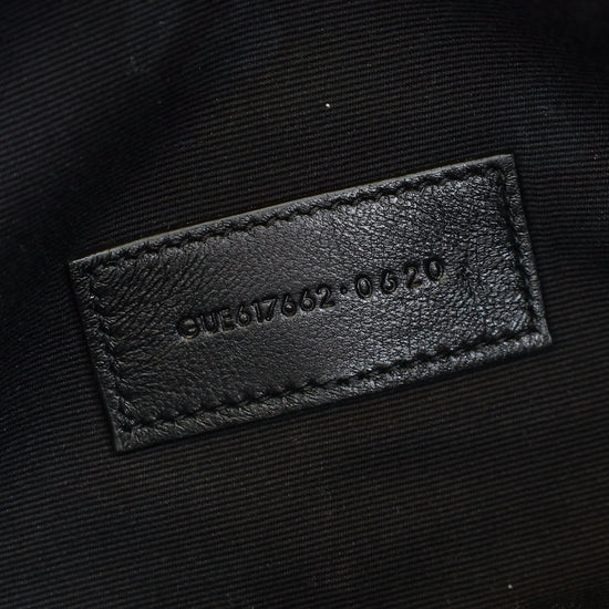 YSL Burgundy Cassandre Matelassé Flap Pouch