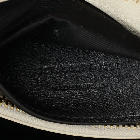 YSL Vintage Blanc College Medium Shoulder Bag