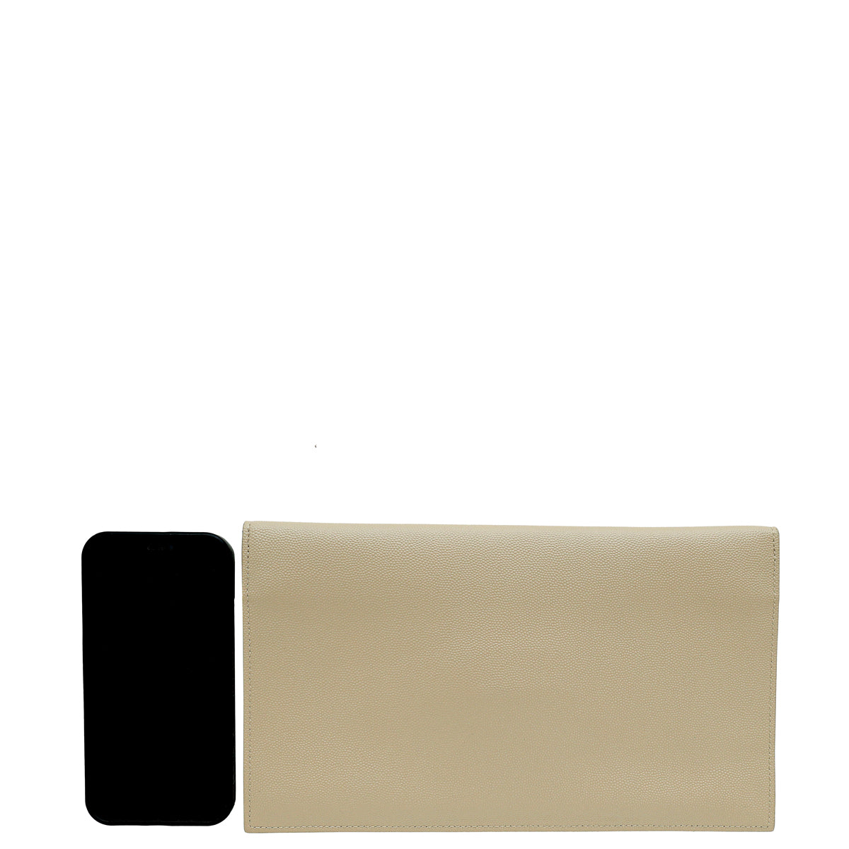 YSL Beige Uptown Pouch