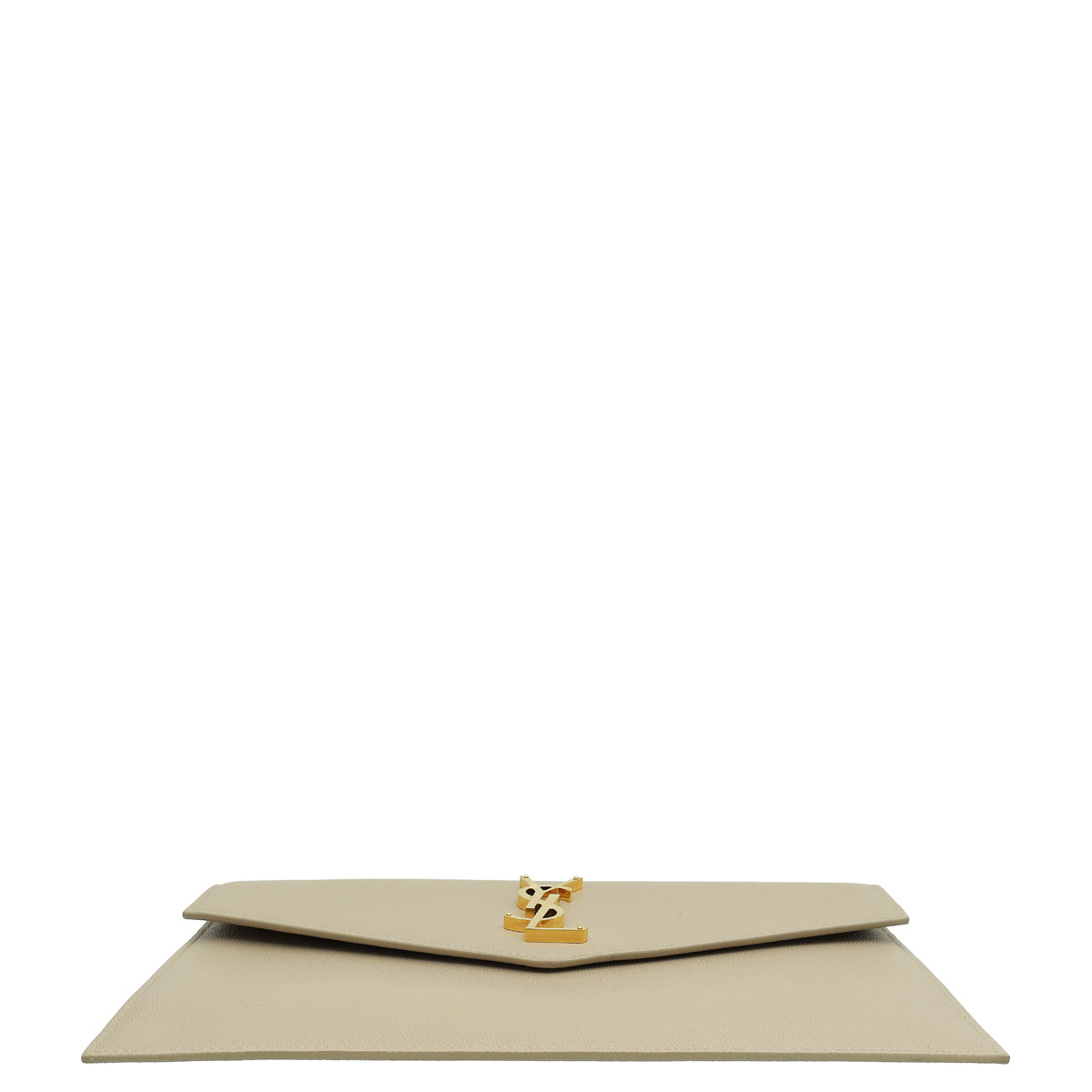 YSL Beige Uptown Pouch