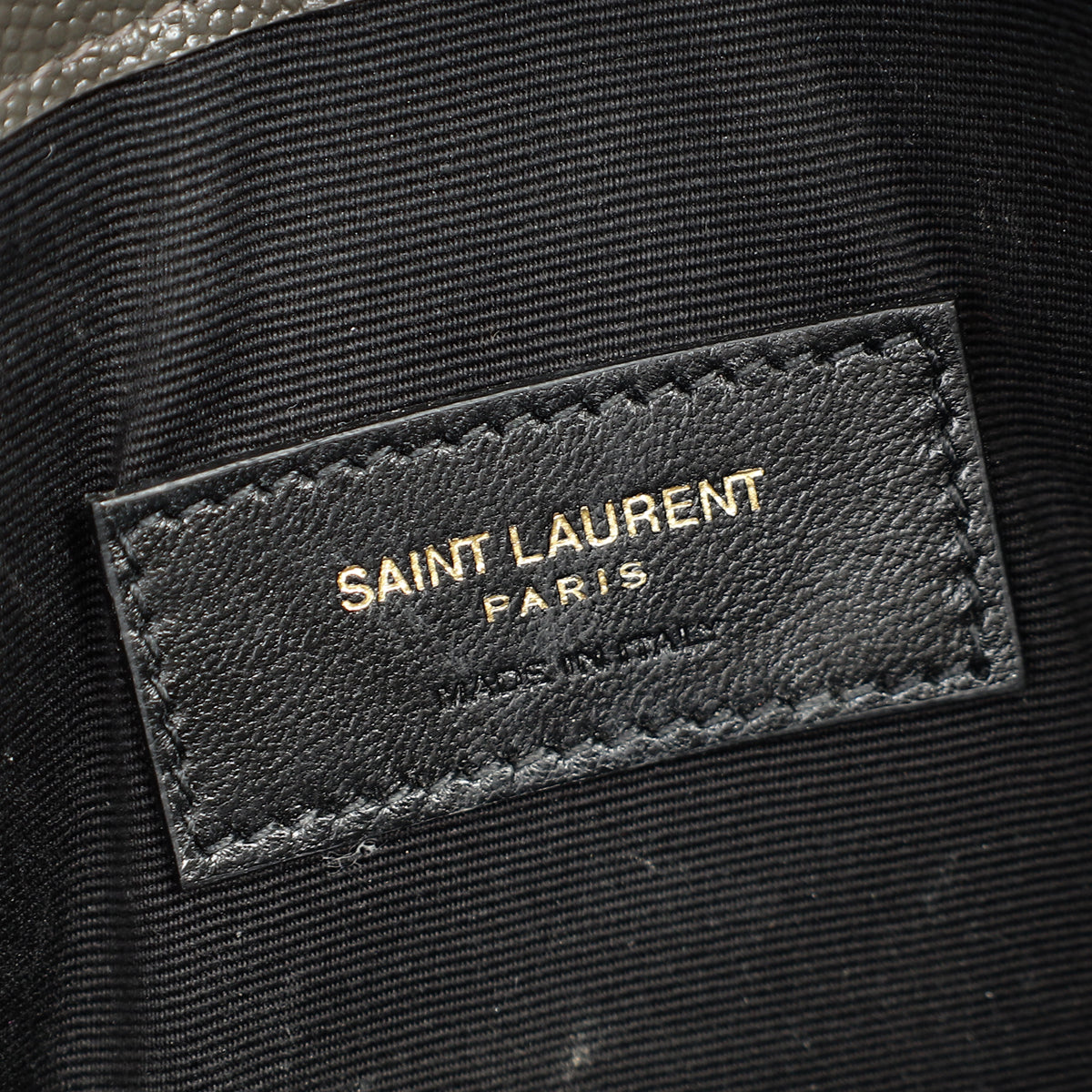 YSL Dark Olive Uptown Pouch