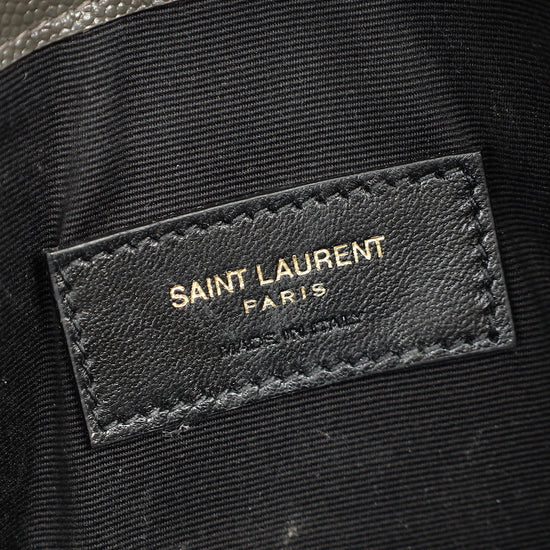 YSL Dark Olive Uptown Pouch