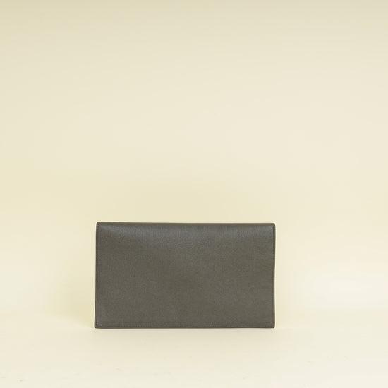 YSL Dark Olive Uptown Pouch