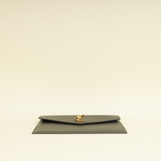 YSL Dark Olive Uptown Pouch